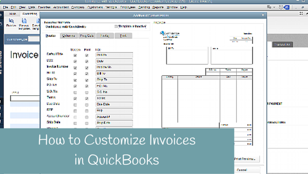 Customize Your Invoices In QuickBooks | Candus Kampfer