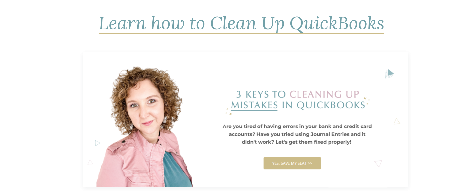 3 Keys to Cleaning Up Mistakes QuickBooks Candus Kampfer