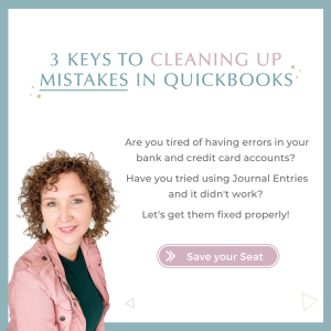 Are you tired of having errors in your bank and credit card accounts? Have you tried using Journal Entries and it didn't work? Let's get them fixed properly!